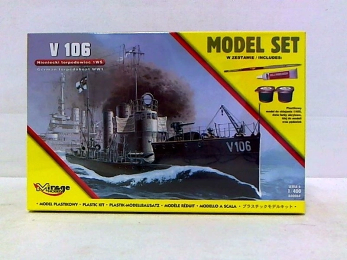 Mirage Hobby torpédový čln V106 – plastový model na zlepenie