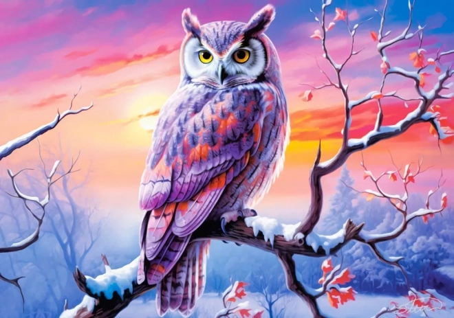 Puzzle 500 dielikov – soví dokonalý večer
