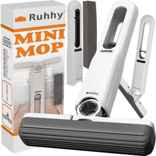 Mini mop Ruhhy bez šmúh s 2 nadstavcami