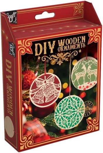 Drevené vianočné ozdoby DIY CRAFT ID