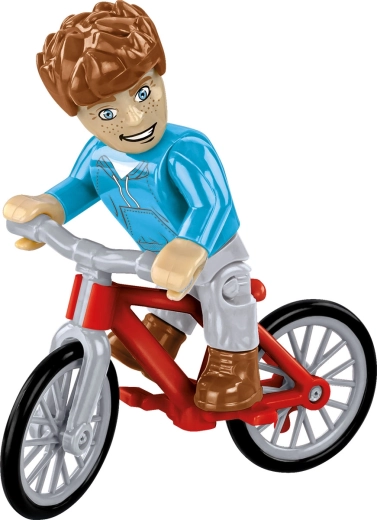 Figúrka cyklistu na hranie aj vystavenie