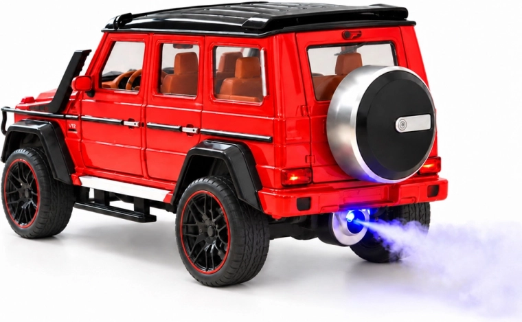 LED svetlá a dymový efekt