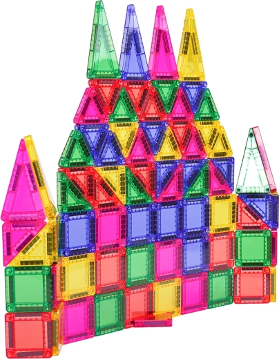 Kreatívne 3D stavanie s jasnými farbami