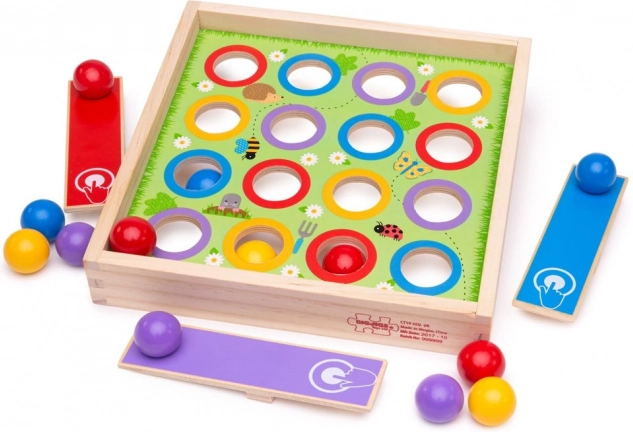 Drevená stolová hra Klobúčik hop BIGJIGS TOYS