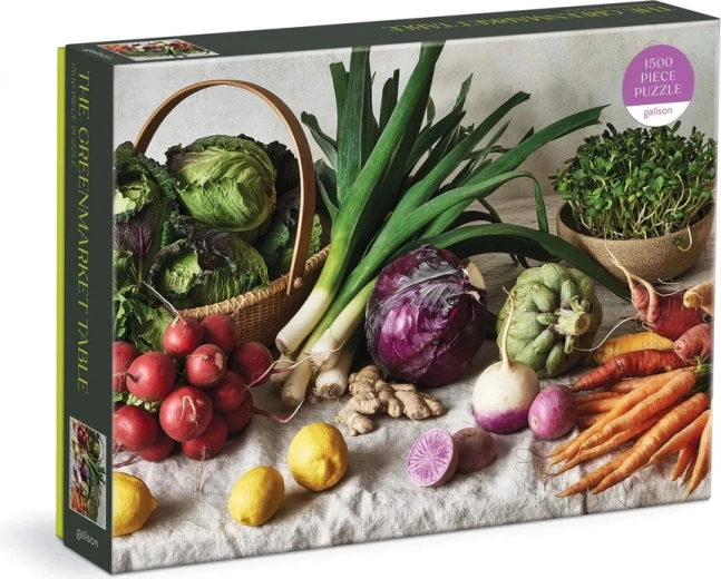 galison puzzle greenmarket table 1500 dielikov
