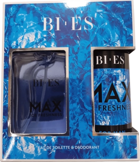 Pánska darčeková sada BI-ES Max Ice Freshness – toaletná voda 100 ml + deodorant 150 ml