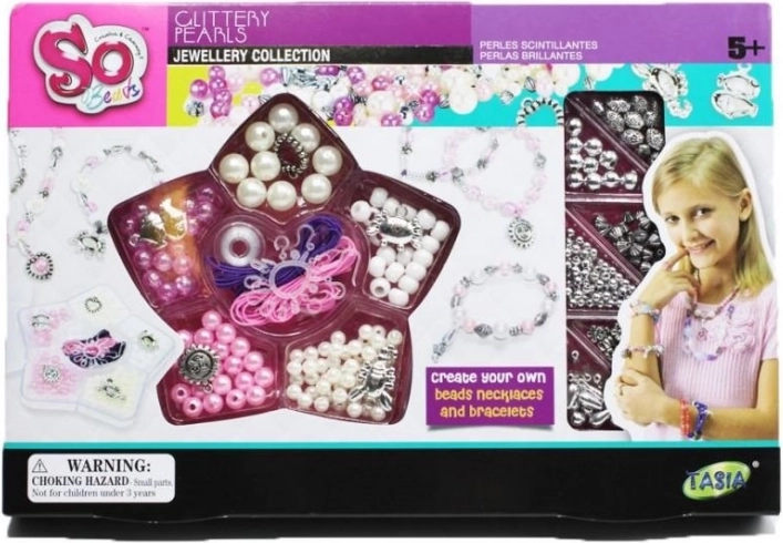 Súprava na výrobu šperkov SO BEADS – perlové náramky a náhrdelníky