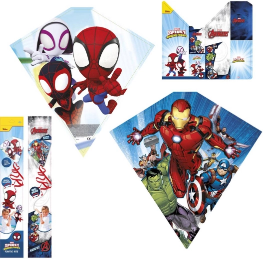 Marvel lietajúci šarkan Spidey/Avengers 59 × 56 cm - 1 kus