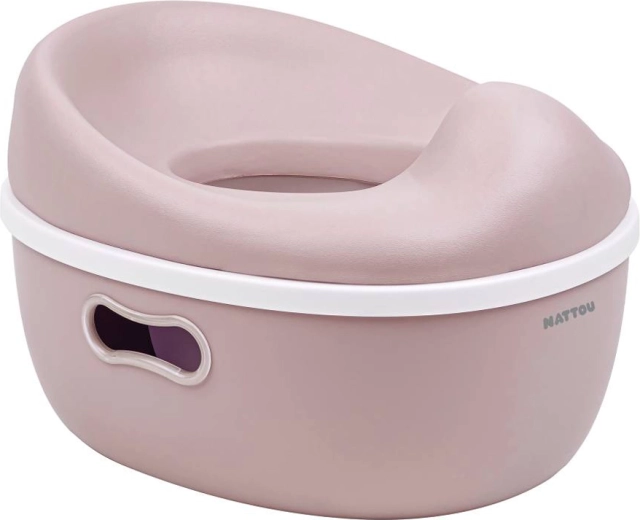 Nattou učiaci nočník 3v1 Potty dusty pink