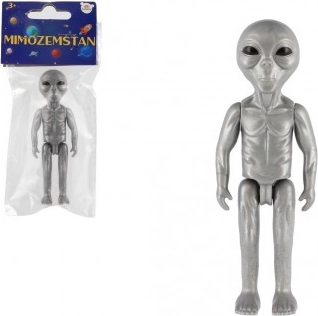 Figúrka mimozemšťana z plastu 9 cm