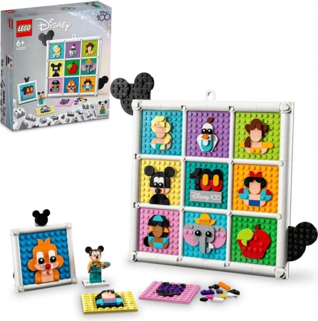 LEGO Disney – 100 rokov ikonických animácií nástenná koláž set