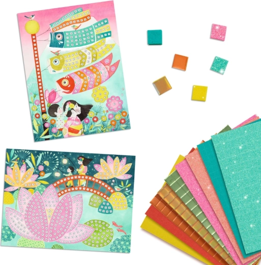 Žiarivé mozaiky s trblietkami