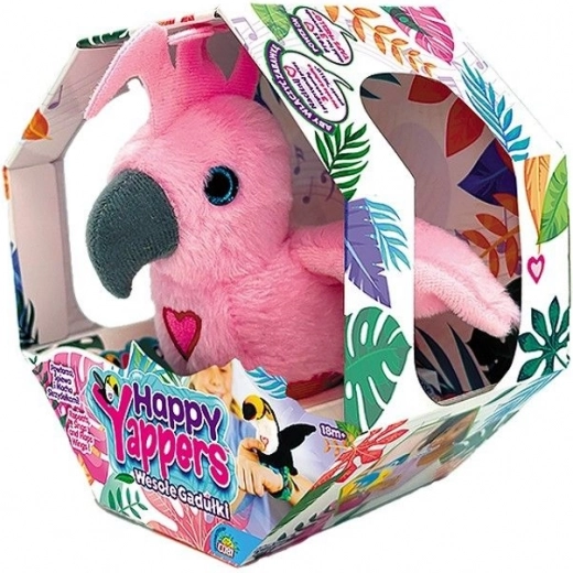 Happy Yappers Veselé Taradidlá interaktívny plyšový kakadu s opakovaním a spevom