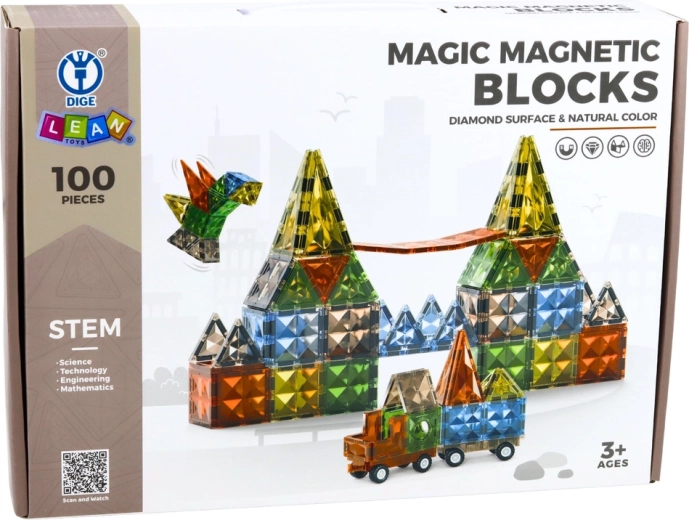 Bohatá sada 100 dielov pre malých konštruktérov