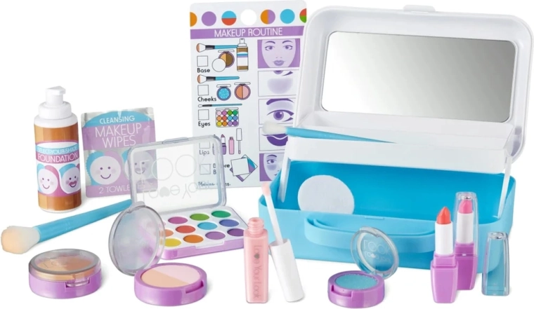 Melissa & Doug Love Your Look detské štúdio líčenia – sada 16 dielov