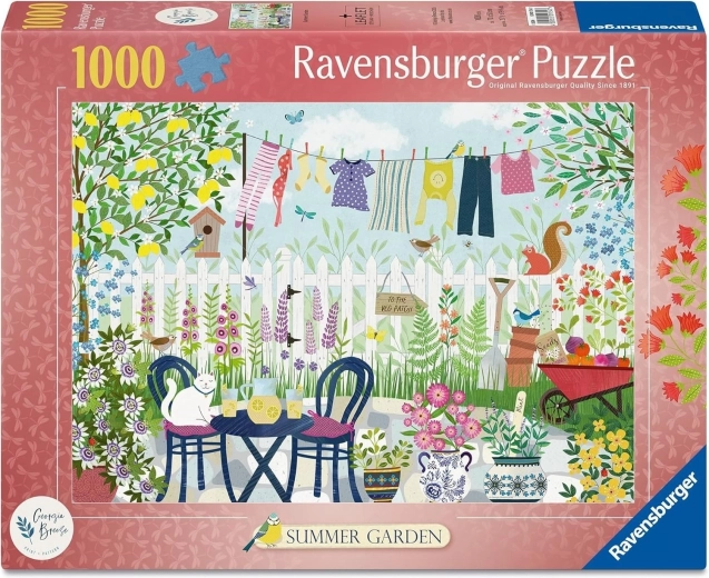 Ravensburger puzzle Letná záhrada 1000 dielikov