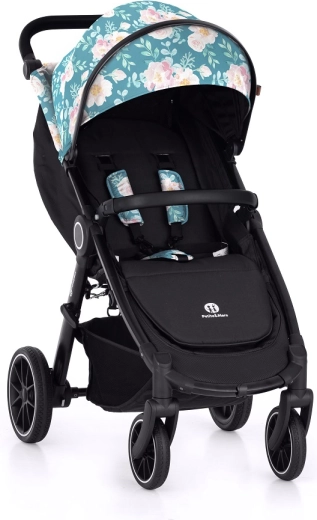 Petite&Mars športový kočík Street+ RWS black limited 100 roses
