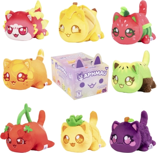 Aphmau Mystery MeeMeow plyšová mačička ovocie (prekvapenie)
