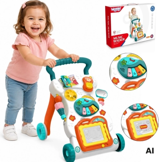WOOPIE Baby hudobné chodítko s aktivitami