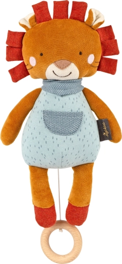 Hrajúci prvý maznáčik lev s hracím strojčekom 30 cm Sigikid