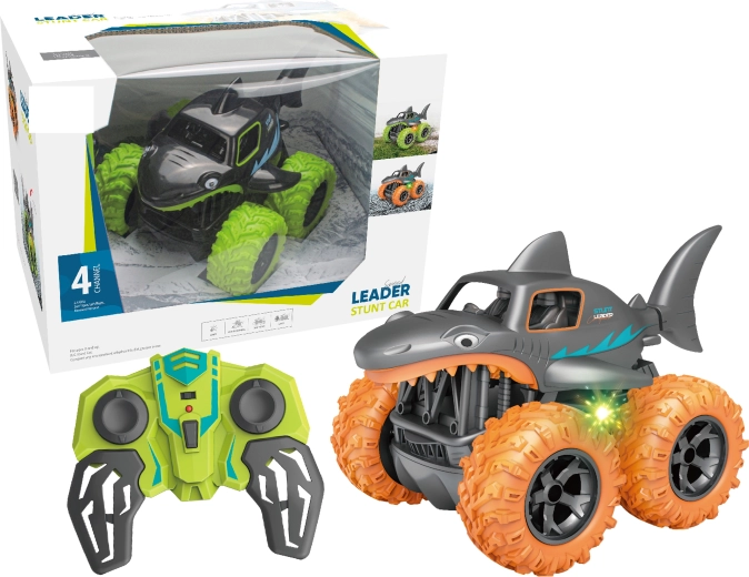 R/C kaskadérske auto Žralok 4WD 2,4 GHz