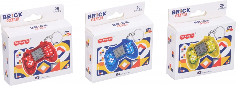 Mini digitálna herná konzola s 26 hrami