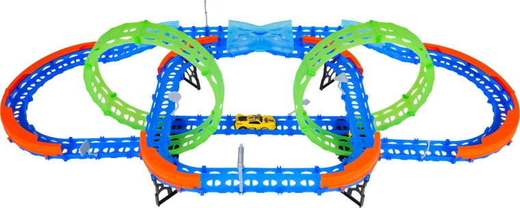Dve fluorescenčné slučky 360°