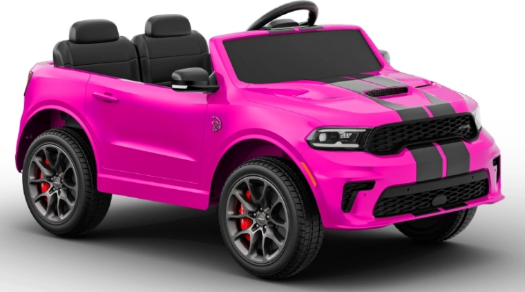 Ružové elektrické autíčko Dodge Durango pre deti