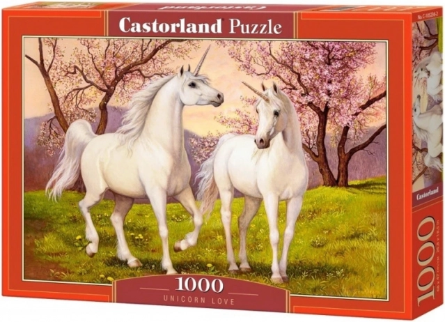 Puzzle 1000 dielikov Zaľúbení jednorožci