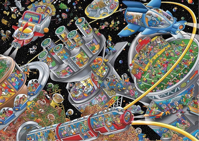 SCHMIDT puzzle Vesmírna kolónia – 1000 dielikov