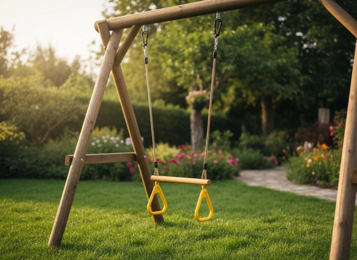 Pevná drevená hrazda pre prirodzený úchop