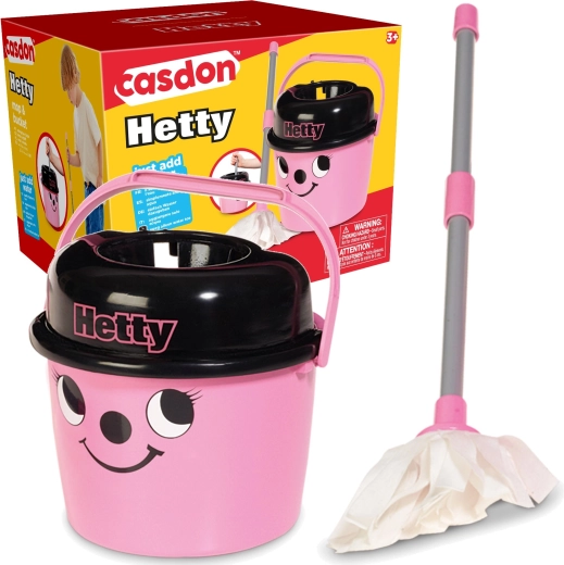Detská upratovacia súprava Casdon Hetty s mopom a vedierkom