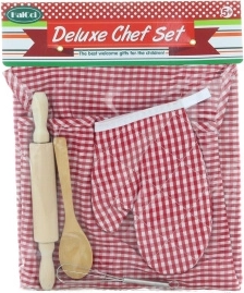 Detský kuchynský set so zásterou