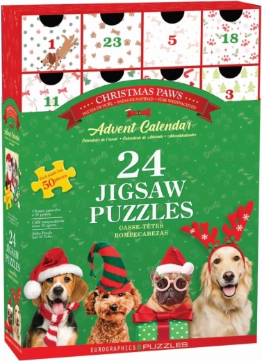 Adventný kalendár Vianočné labky