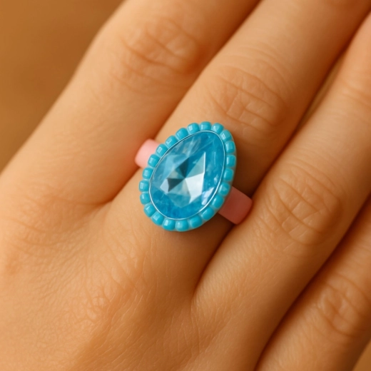 Trblietavé kamienky a výrazné farby