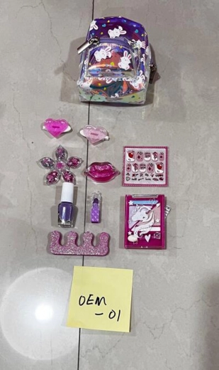 Detská stylistická sada s kozmetickým batôžkom