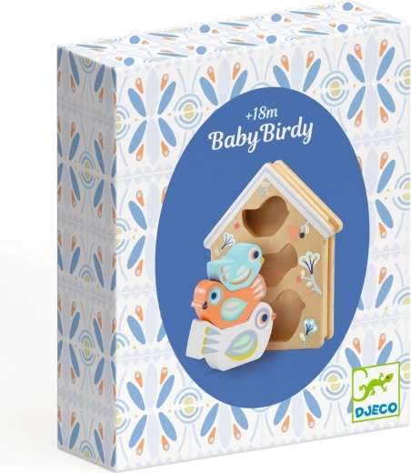 Djeco vkladacie puzzle vtáčia búdka