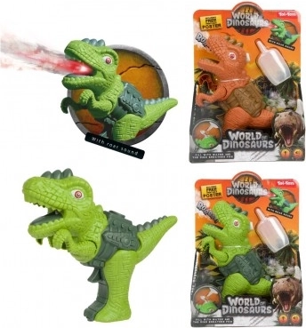 dinosauřia parná pištoľ so svetlom a zvukom, plast 13 × 16 cm