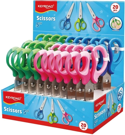 Detské nožnice KEYROAD Soft 12,5 cm - 1 kus