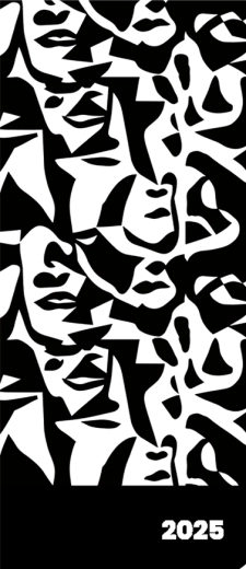 Mesačný diár 2025 Faces PVC