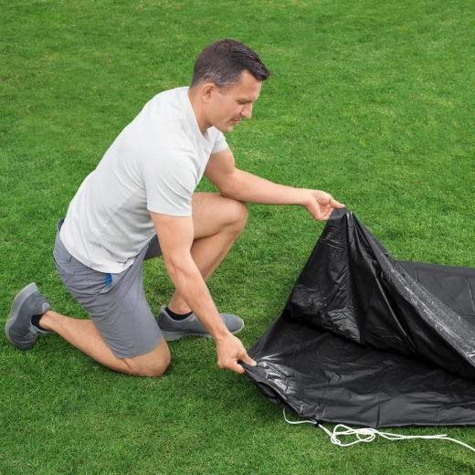 Pevné uchytenie pomocou šnúr