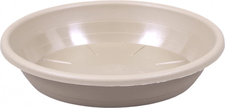 Miska pod kvetináč Sakura Modern 16 cm svetlohnedá