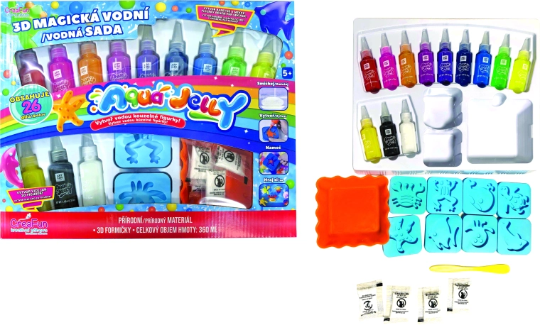 Aqua Jelly 3D čarovné postavičky – veľká kreatívna súprava