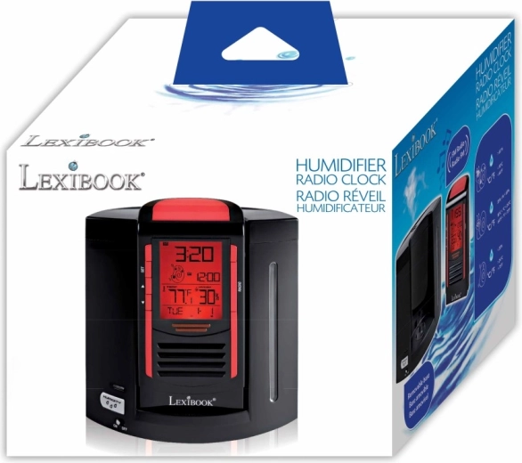 Rádiobudík Lexibook so zabudovaným zvlhčovačom vzduchu