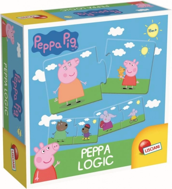 Peppa Pig dvojdielne puzzle pre najmenších