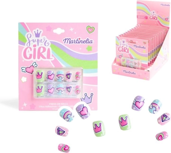 Nalepovacie nechty Super Girl Martinelia