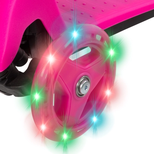 Svietiace LED kolieska bez batérií