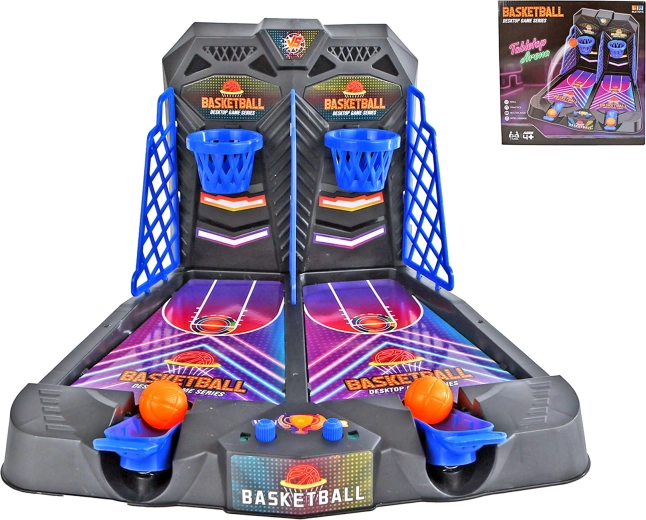 Stolný basketbal pre dvoch hráčov