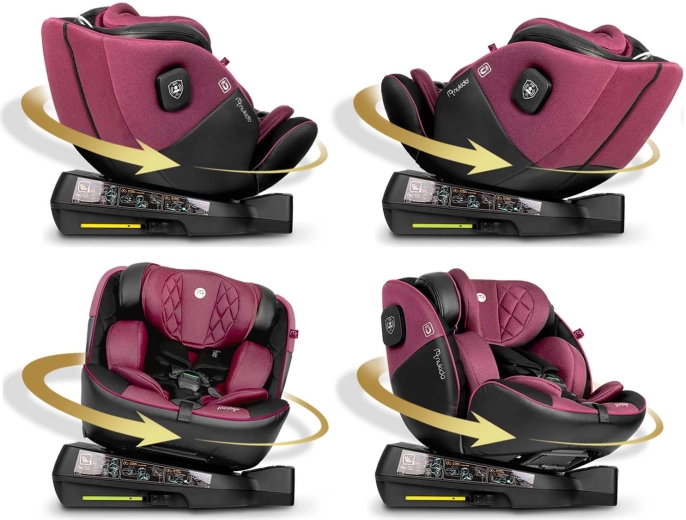 Otočná základňa 360° pre ľahké usadenie