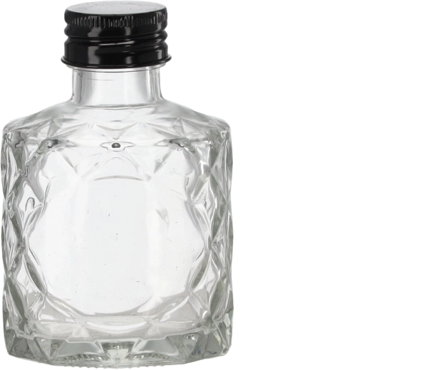 Fľaštička Diament 100 ml s kovovým skrutkovacím uzáverom 28 mm